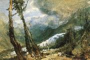 Joseph Mallord William Turner Glacier and source of the Avyron, Chamonix china oil painting reproduction